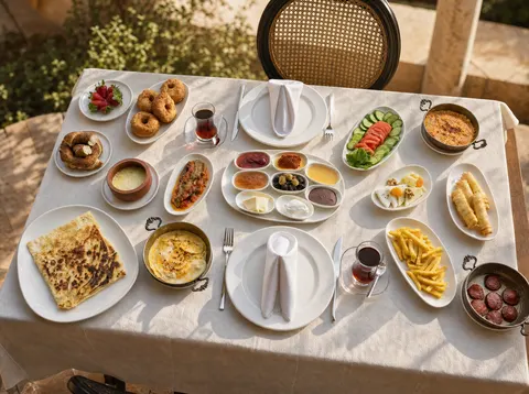DİDİ Otel Sapanca zengin serpme kahvaltı sofrası